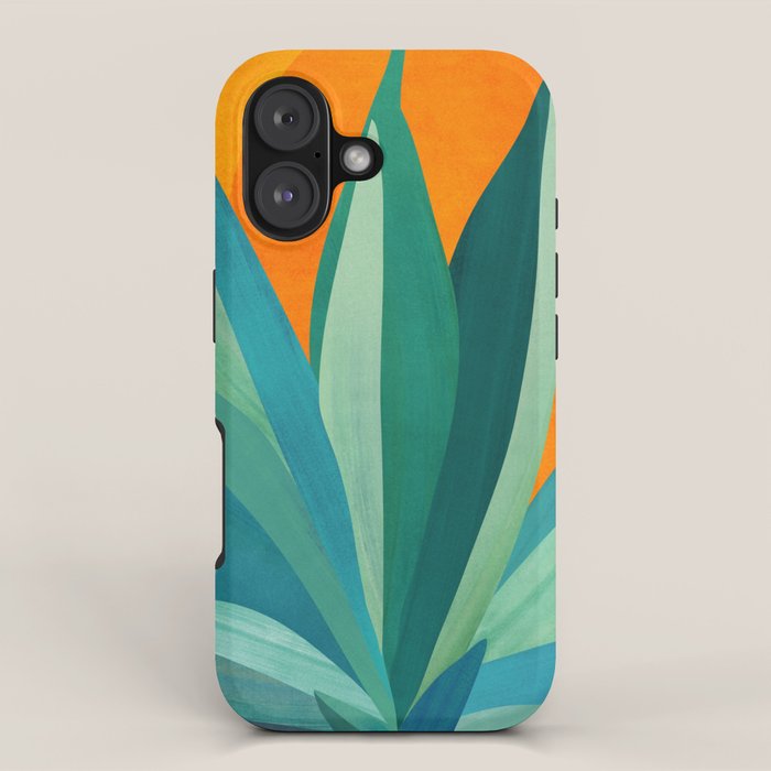 West Coast Sunset With Agave iPhone Case Gallery Image 1