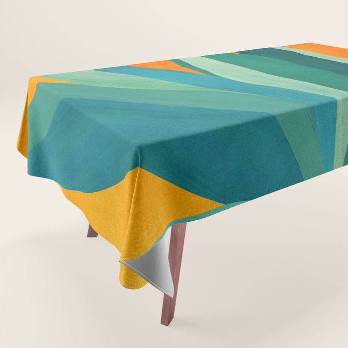 West Coast Sunset With Agave Tablecloth Gallery Image 1