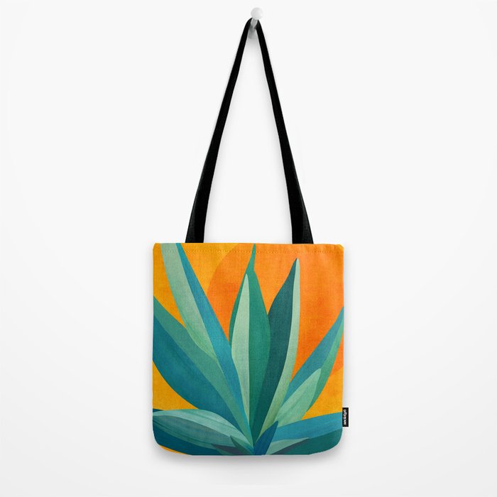 West Coast Sunset With Agave Tote Bag Gallery Image 2