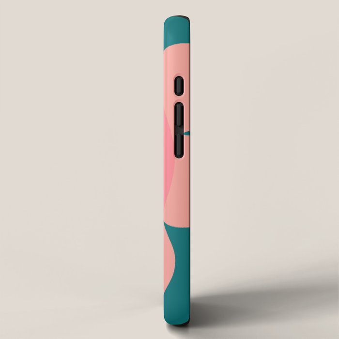 Pink and Green Bold Daisy Flower  iPhone Case Gallery Image 2
