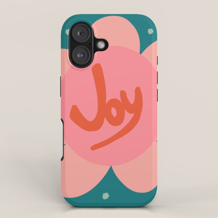 Pink and Green Bold Daisy Flower  iPhone Case Gallery Image 1