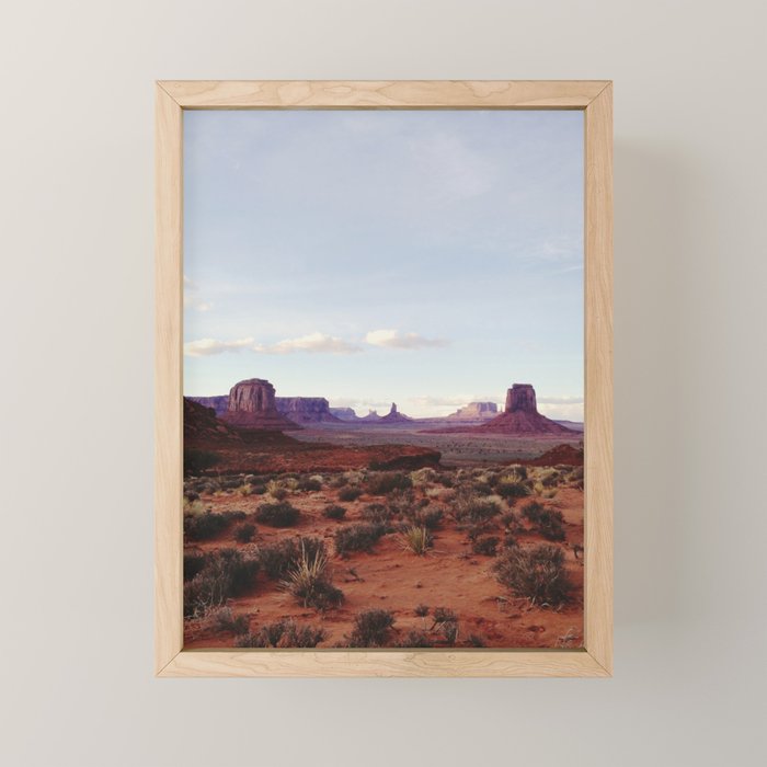 Monument Valley View Mini Art Print Gallery Image 1