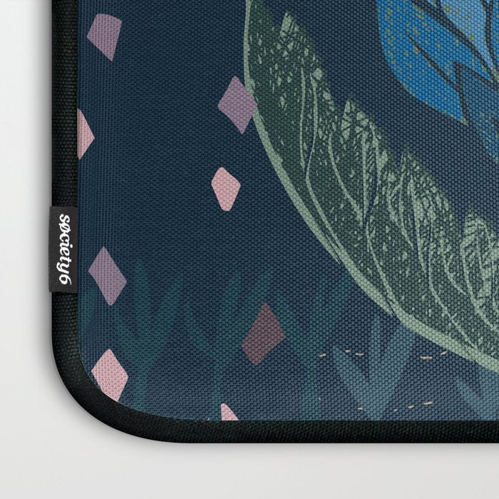 Artichoke dark blue Laptop Sleeve Gallery Image 3