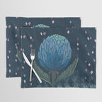 Artichoke dark blue Placemat Gallery Image 1