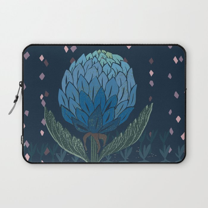Artichoke dark blue Laptop Sleeve Gallery Image 1