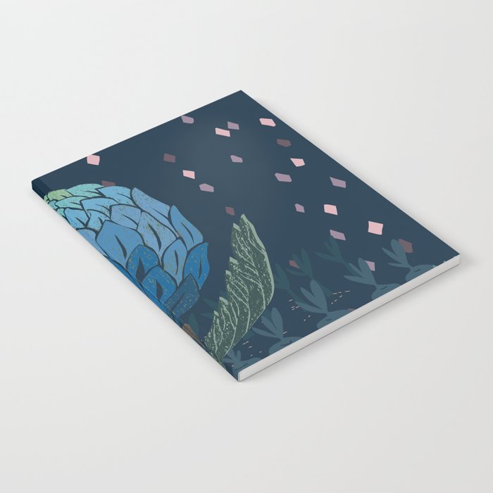 Artichoke dark blue Notebook Gallery Image 1