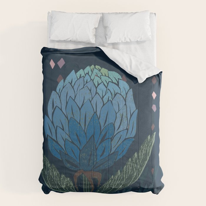 Artichoke dark blue Comforter Gallery Image 6