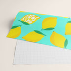Big Fruit Lemon 'Easy Squeezy' Typographic pun  Wrapping Paper Gallery Image 2