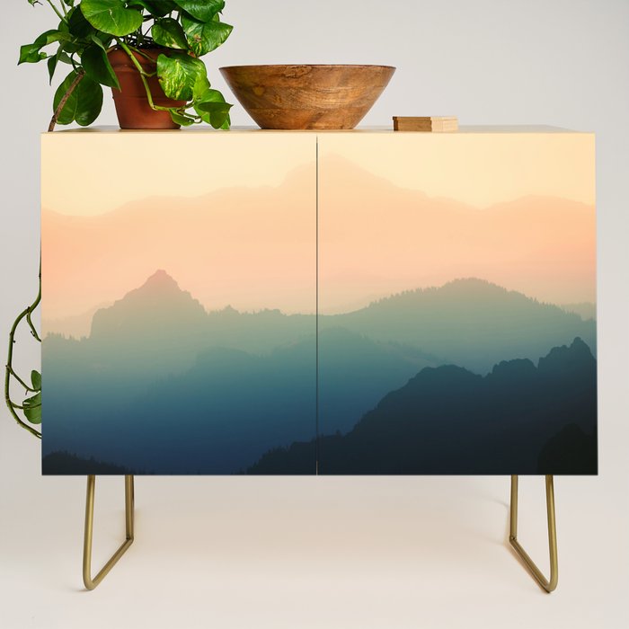 Living On The Edge - Smoky Mountain National Park Credenza Gallery Image 1