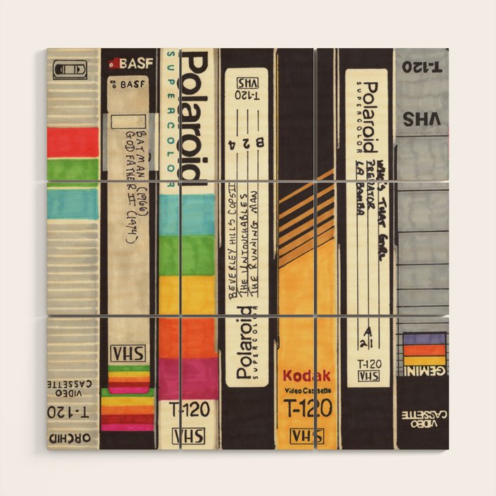 VHS Wood Wall Art Gallery Image 1