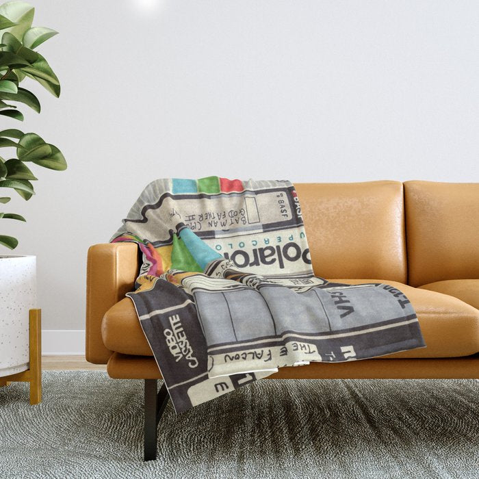 VHS Throw Blanket Gallery Image 1