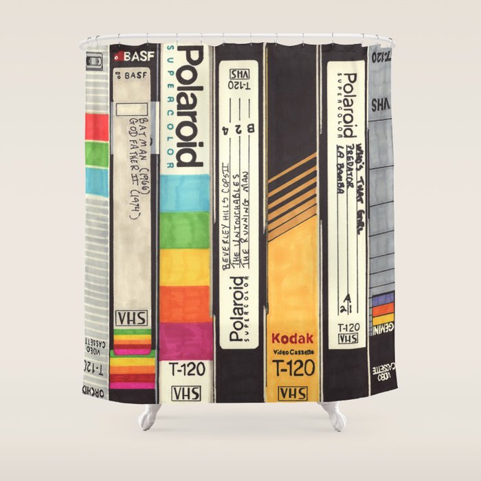 VHS Shower Curtain Gallery Image 1