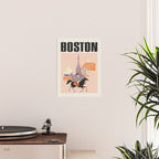 Boston Massachusetts Vintage travel poster, 1950s Poster Gallery Image 2