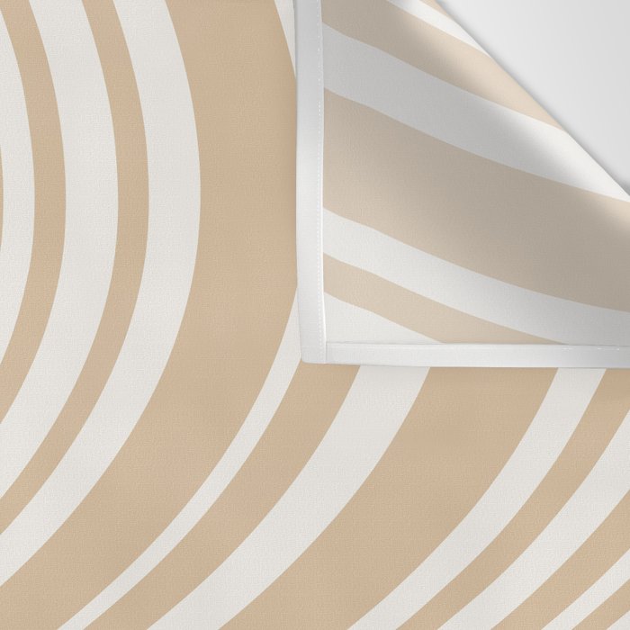 Wavy Stripes XLIII - Neutral Tan Wall Tapestry Gallery Image 3