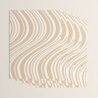 Wavy Stripes XLIII - Neutral Tan Wrapping Paper Gallery Image 3