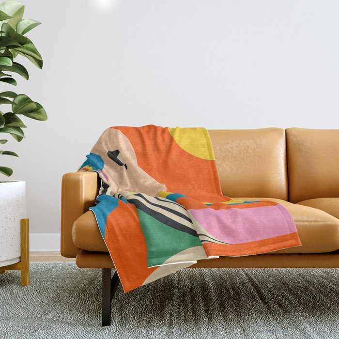 Be Curious Throw Blanket Gallery Image 1