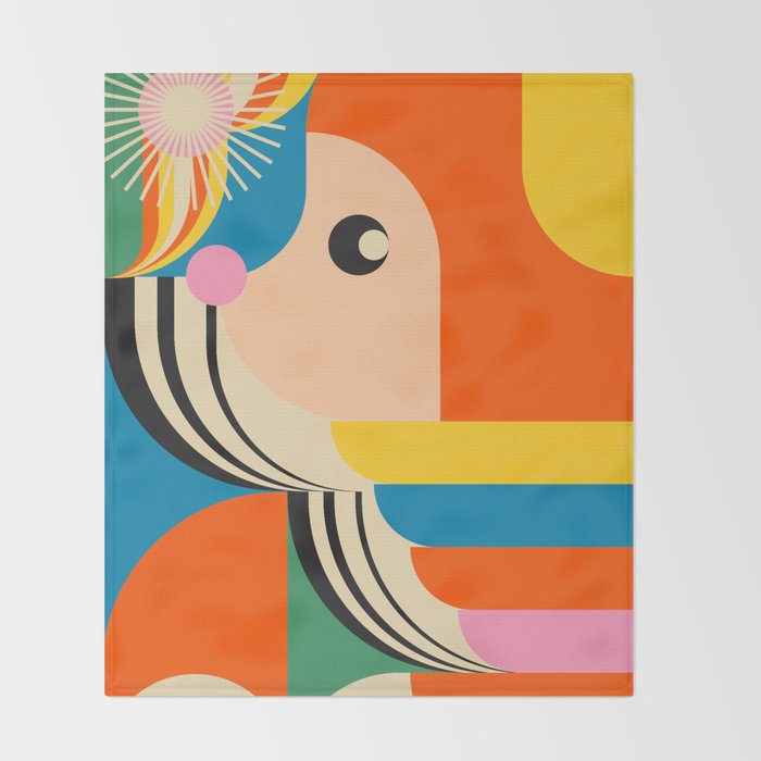 Be Curious Throw Blanket Gallery Image 2