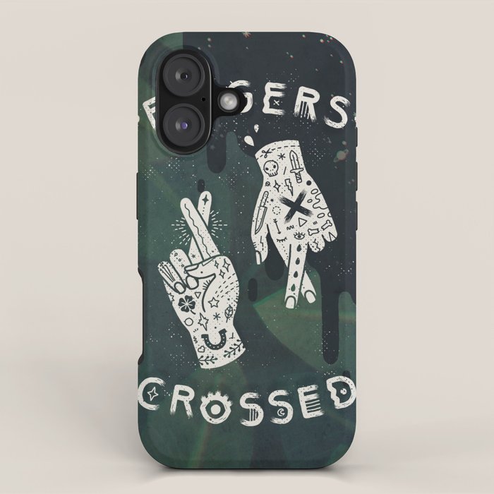 Good Luck / I'm Lying iPhone Case Gallery Image 1