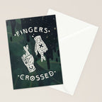 Good Luck / I'm Lying Stationery Card Gallery Image 2