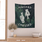 Good Luck / I'm Lying Wall Tapestry Gallery Image 2