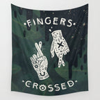 Good Luck / I'm Lying Wall Tapestry Gallery Image 4