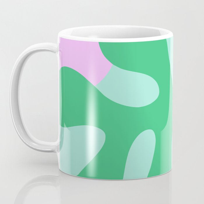 Matisse Poster 2. Leaf & Sun in Green & Pink Coffee Mug Gallery Image 3