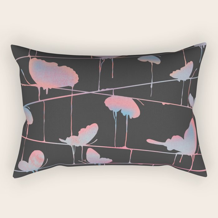 Hanging On for Dear Life Rectangular Pillow Gallery Image 1