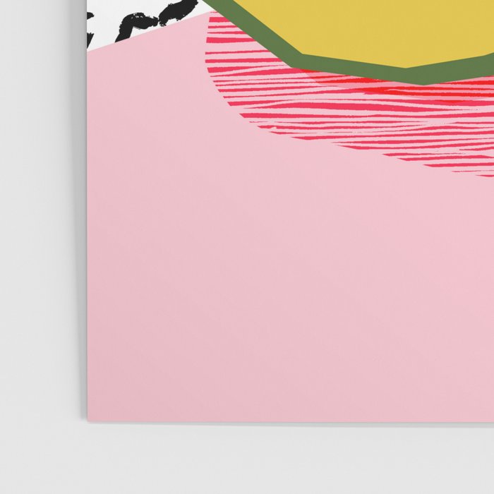 Choice - wacka memphis throwback retro neon fruit avocado vegetable vegan vegetarian art decor Poster Gallery Image 3