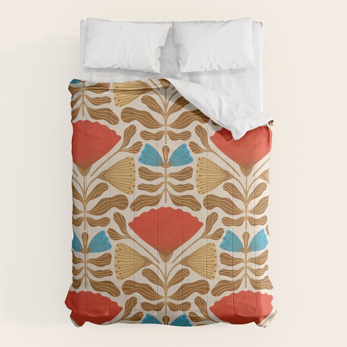 Symmetrical Garden #2 Comforter Gallery Image 1
