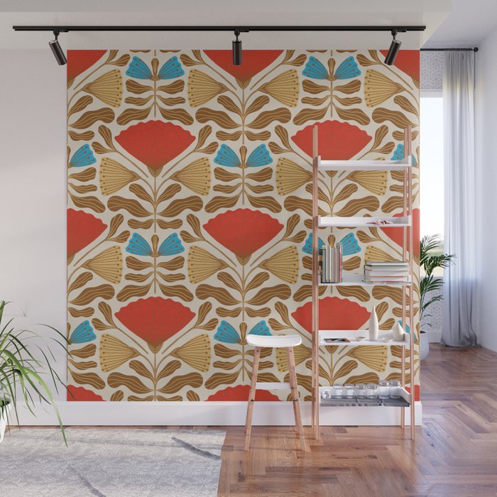 Symmetrical Garden #2 Wall Mural Gallery Image 1