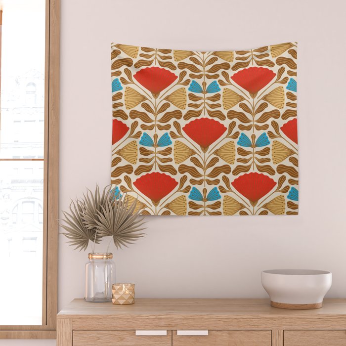 Symmetrical Garden #2 Wall Tapestry Gallery Image 2
