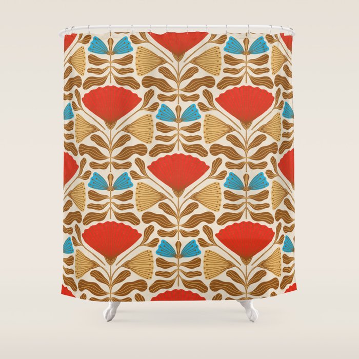 Symmetrical Garden #2 Shower Curtain Gallery Image 1