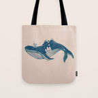 Home (A Whale from Home) Tote Bag Gallery Image 1