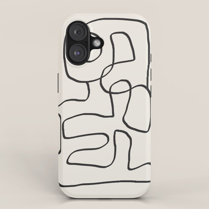 Abstract line art 15 iPhone Case Gallery Image 1