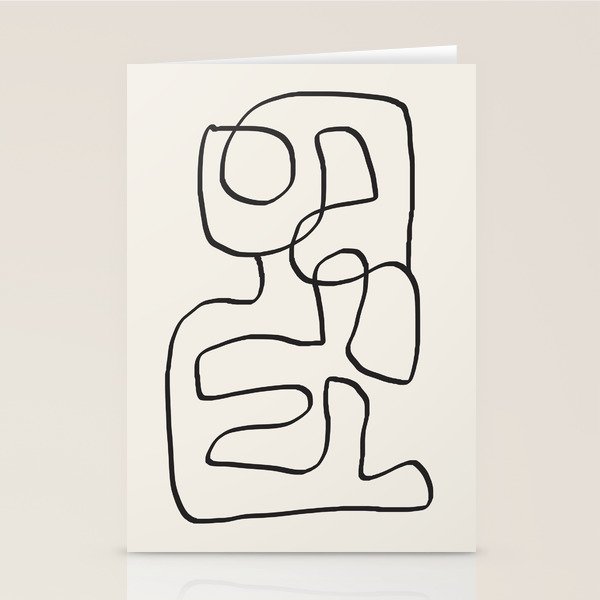 Abstract line art 15 Stationery Card Gallery Image 2