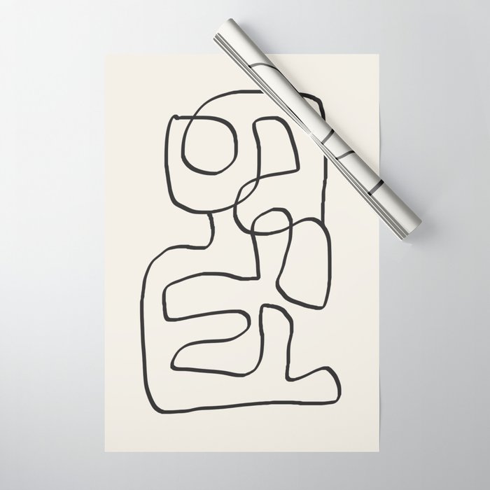 Abstract line art 15 Wrapping Paper Gallery Image 1