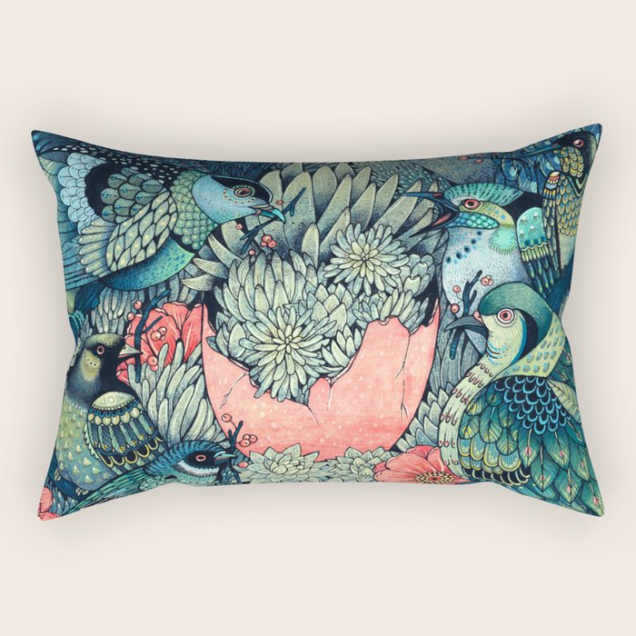 Cosmic Egg Rectangular Pillow Gallery Image 1