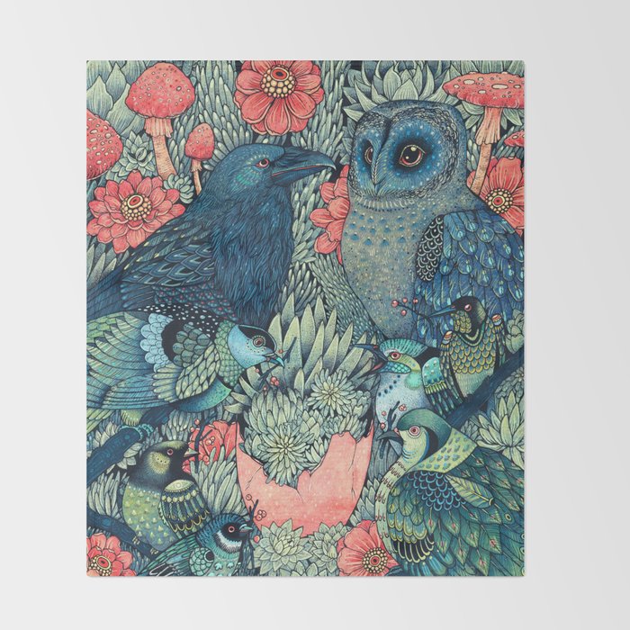 Cosmic Egg Throw Blanket Gallery Image 2