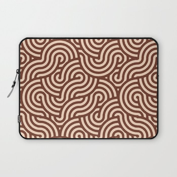 SWIRL Cacao and Almond Laptop Sleeve Gallery Image 1