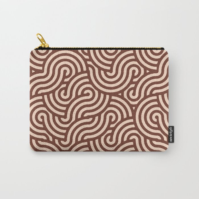 SWIRL Cacao and Almond Carry All Pouch Gallery Image 1