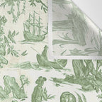 Antique 19th Century 'Paul et Virginie' Lovers Toile de Jouy Wall Tapestry Gallery Image 3