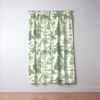 Antique 19th Century 'Paul et Virginie' Lovers Toile de Jouy Window Curtain Gallery Image 3