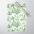 Antique 19th Century 'Paul et Virginie' Lovers Toile de Jouy Wrapping Paper Gallery Image 1
