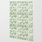 Antique 19th Century 'Paul et Virginie' Lovers Toile de Jouy Wallpaper Gallery Image 2