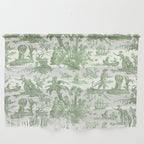 Antique 19th Century 'Paul et Virginie' Lovers Toile de Jouy Wall Hanging Gallery Image 1