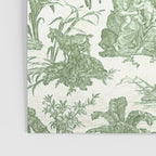 Antique 19th Century 'Paul et Virginie' Lovers Toile de Jouy Poster Gallery Image 3