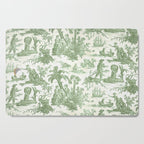 Antique 19th Century 'Paul et Virginie' Lovers Toile de Jouy Cutting Board Gallery Image 1