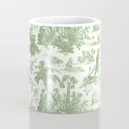 Antique 19th Century 'Paul et Virginie' Lovers Toile de Jouy Coffee Mug Gallery Image 4