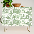 Antique 19th Century 'Paul et Virginie' Lovers Toile de Jouy Credenza Gallery Image 1