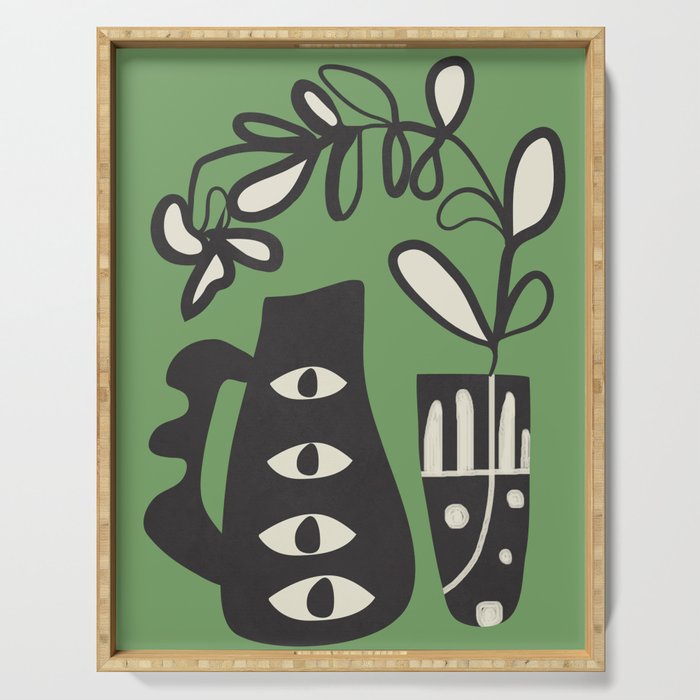 Surreal Flora 3 Serving Tray Gallery Image 1